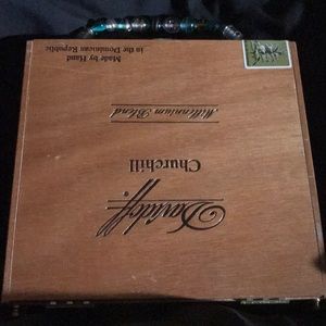 Handmade cigar box purse